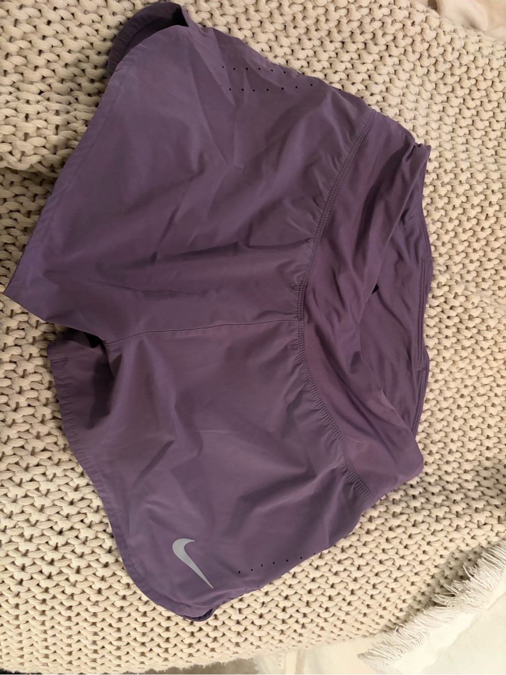 Nike Women's Lavender Athletic Running Shorts